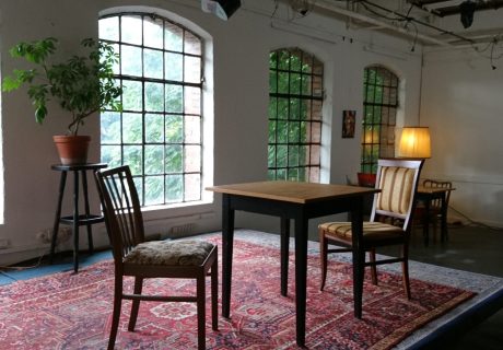 Ausstattung und Requisite Werbung "Datev", Blick in eleganten Raum