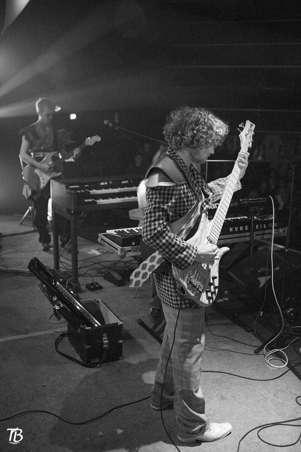 Blick auf die Bühne von hinten